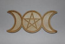 Load image into Gallery viewer, 8&quot; Birch Wood Engraved Crystal Grids