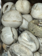 Tumbled Dendritic Druzy Agate