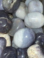 Tumbled Purple Chalcedony