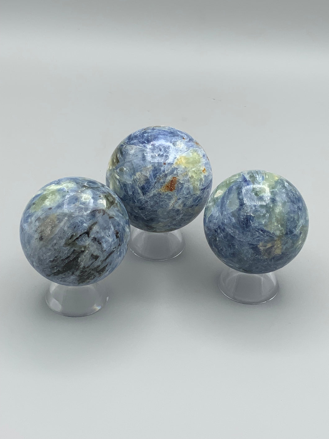 Blue Kyanite Spheres 50-60mm