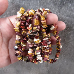 Gemstone Chip Bracelets