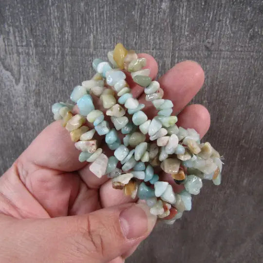 Gemstone Chip Bracelets