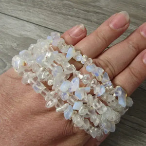 Gemstone Chip Bracelets