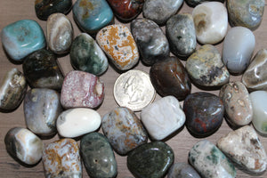 Tumbled Ocean Jasper