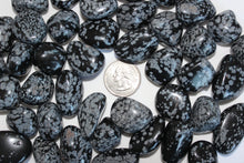 Load image into Gallery viewer, Tumbled Snowflake Obsidian
