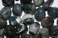 Tumbled Green Moss Agate