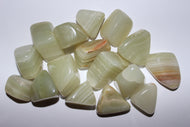 Tumbled Green Calcite