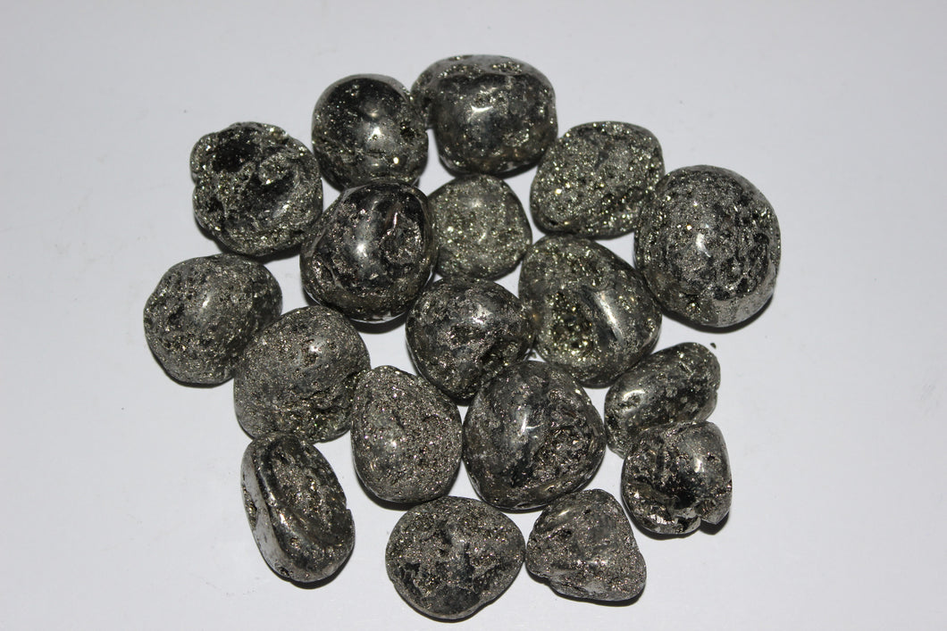 Tumbled Pyrite