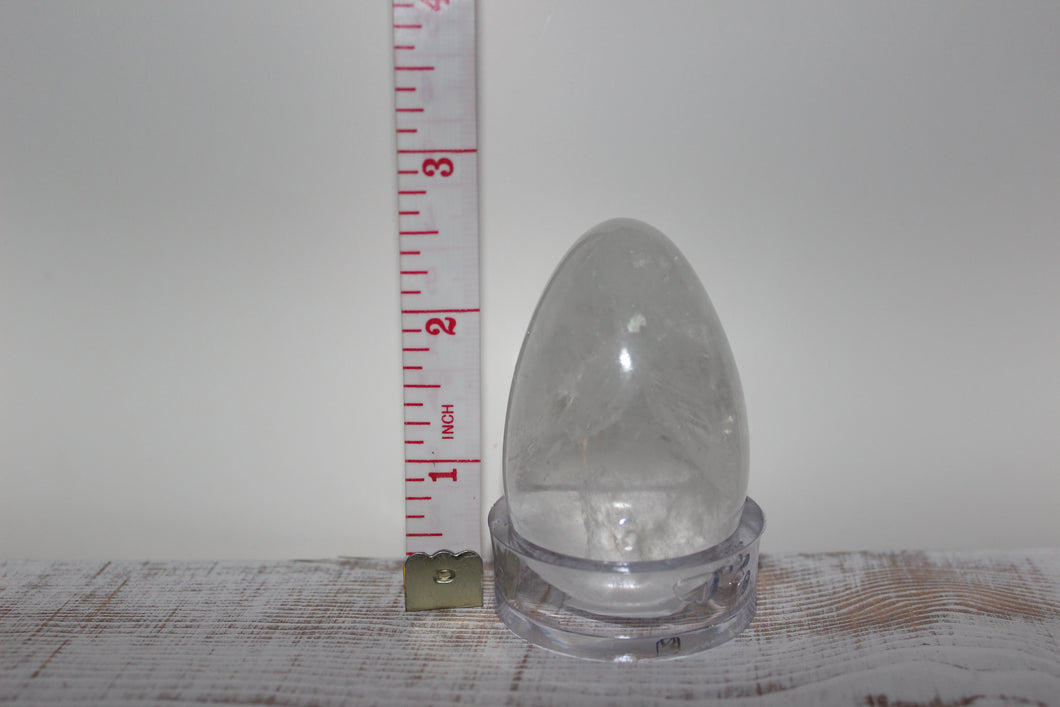 Clear or Smoky Quartz Eggs