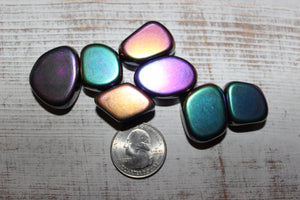 Tumbled Magnetic Rainbow Hematite