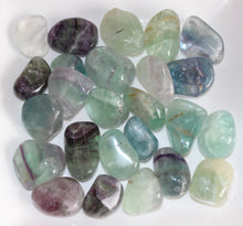 Load image into Gallery viewer, Tumbled Rainbow Fluorite
