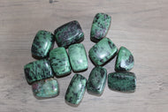 Tumbled Ruby in Zoisite