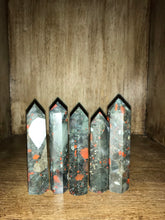Load image into Gallery viewer, Bloodstone Polished Points (Africa)