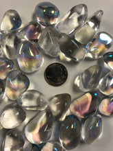 Load image into Gallery viewer, Tumbled Angel Aura Clear Quartz