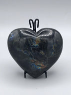 Large Labradorite Hearts