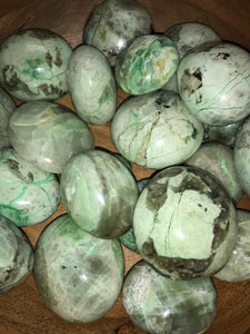 Garnierite Palm Stones (Green Moonstone)