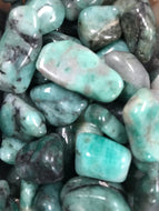 Tumbled Emeralds