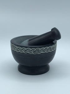 Celtic Knot Mortar and Pestle #2