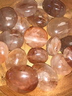 Fire Quartz Palm Stone
