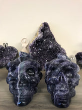 Load image into Gallery viewer, Fluorite Skull with Snakes