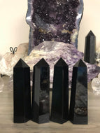 Black Obsidian Polished Points