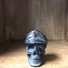 Load image into Gallery viewer, Black Obsidian Pirate Skull