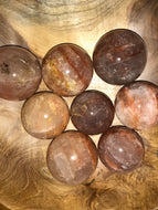 Fire Quartz Spheres