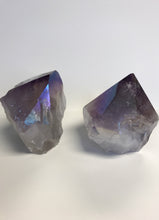 Load image into Gallery viewer, Rough Aura Amethyst Polished Points